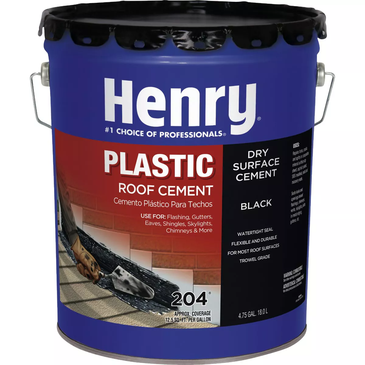 Henry 5 Gal. Plastic Roof Cement and Patching Sealant