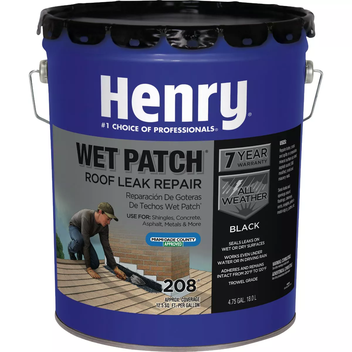 Henry Wet Patch 5 Gal. Roof Cement and Patching Sealant