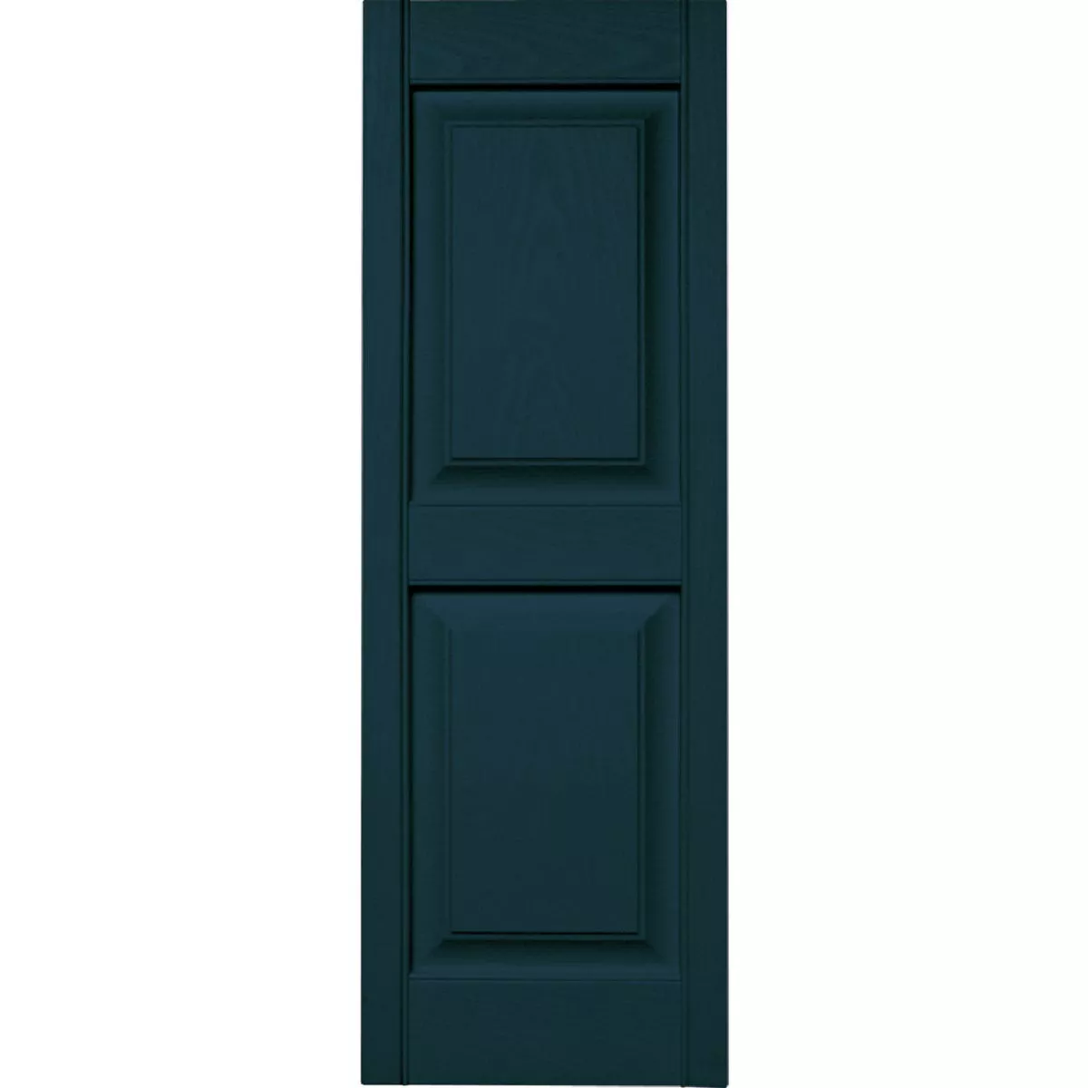 Builders Edge 14.75 in. x 55 in. Midnight Blue Panel Shutter, (2-Pack)