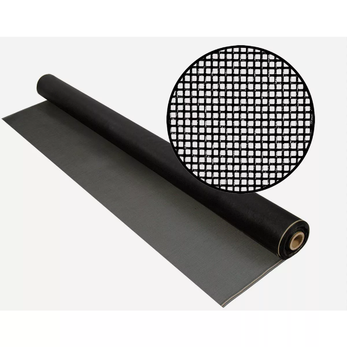 Phifer 84X25' No-See-Um Fiberglass Screen, 20x20 Mesh, Charcoal