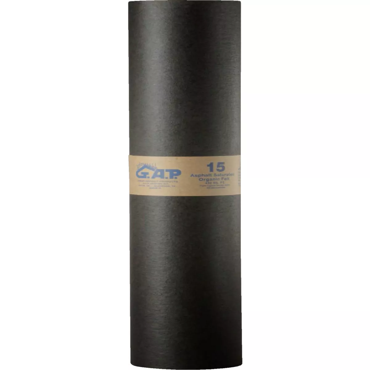 G.A.P 36 In. Rated 15 Lb. Roof Felt, Asphalt Saturated