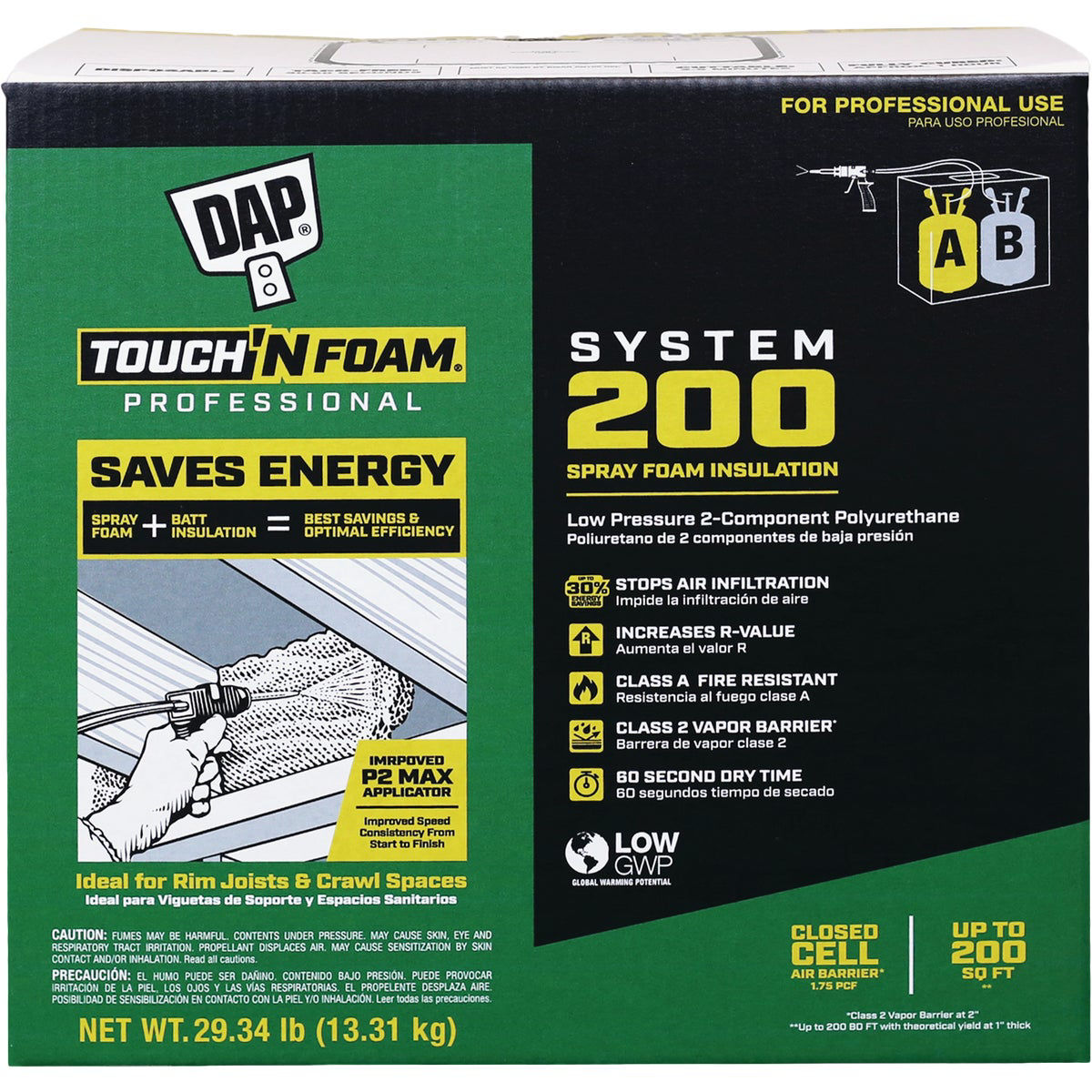 Dap Touch 'n Foam 200 Board Ft. Spray Foam Kit Do it Best