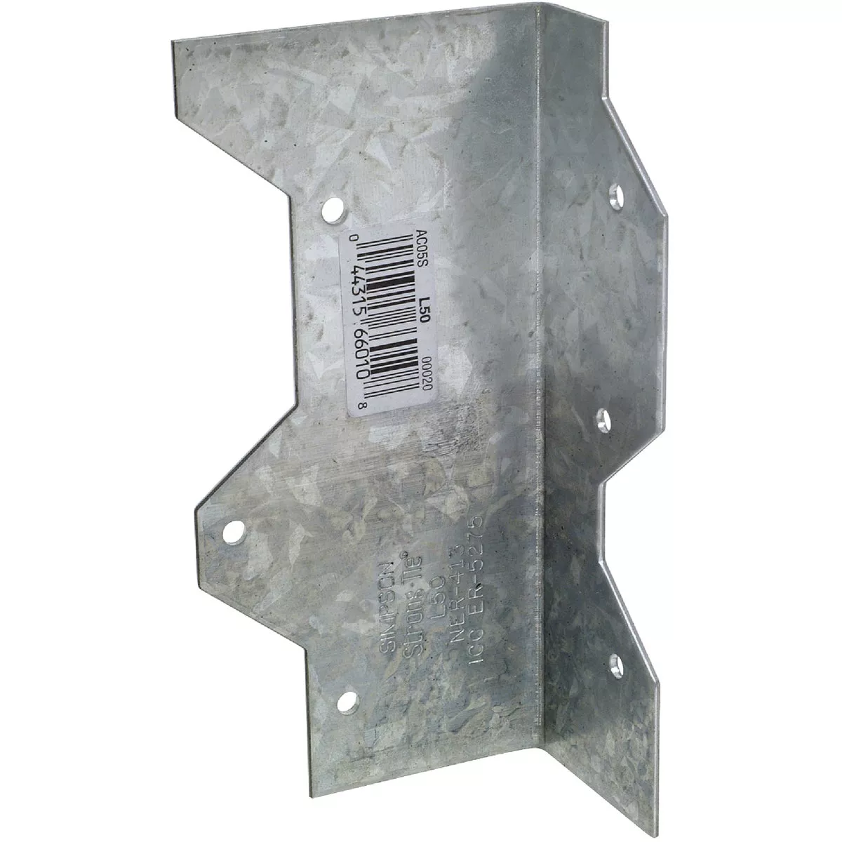 5 in. 16-Gauge Galvanized Reinforcing L Angle