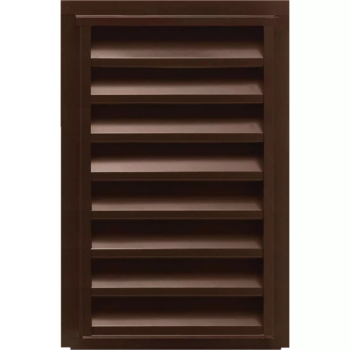 NorWesco 14" x 24" Rectangular Brown Gable Attic Vent
