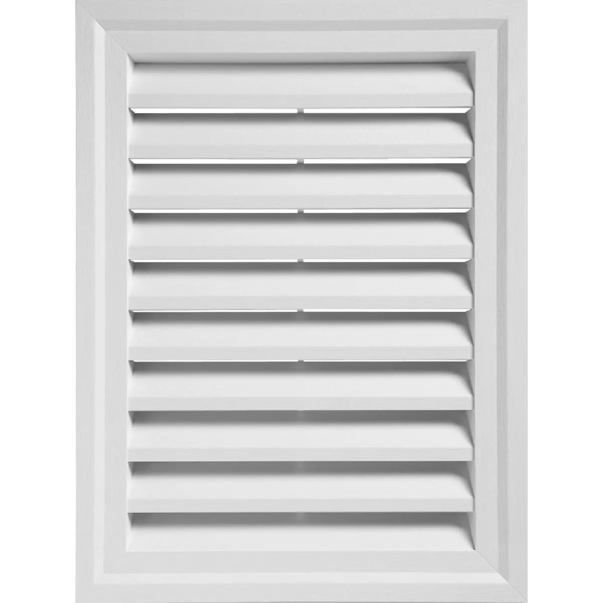 Ply Gem 24" x 30" Rectangular White Gable Attic Vent