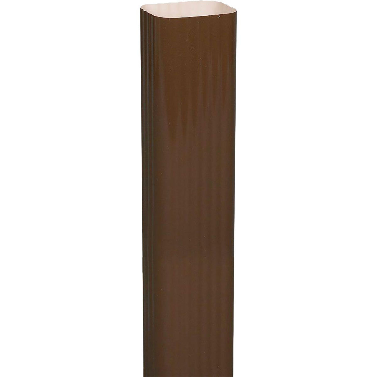spectra-metals-2-in-x-3-in-x-15-in-k-style-brown-aluminum-downspout