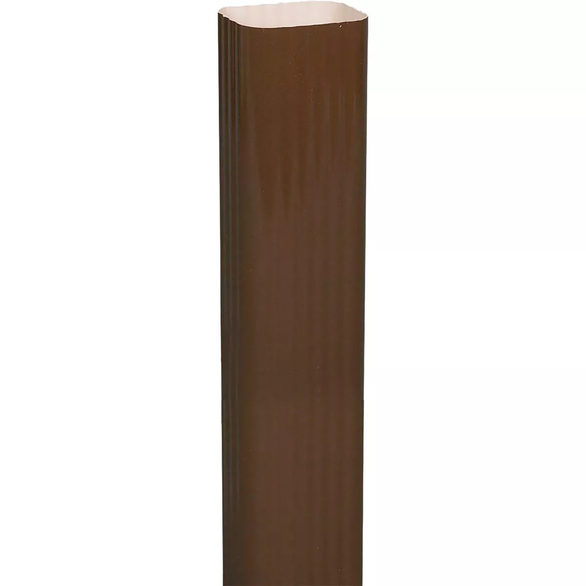 Spectra Metals 2 In. x 3 In. x 15 In. K-Style Brown Aluminum Downspout Extension