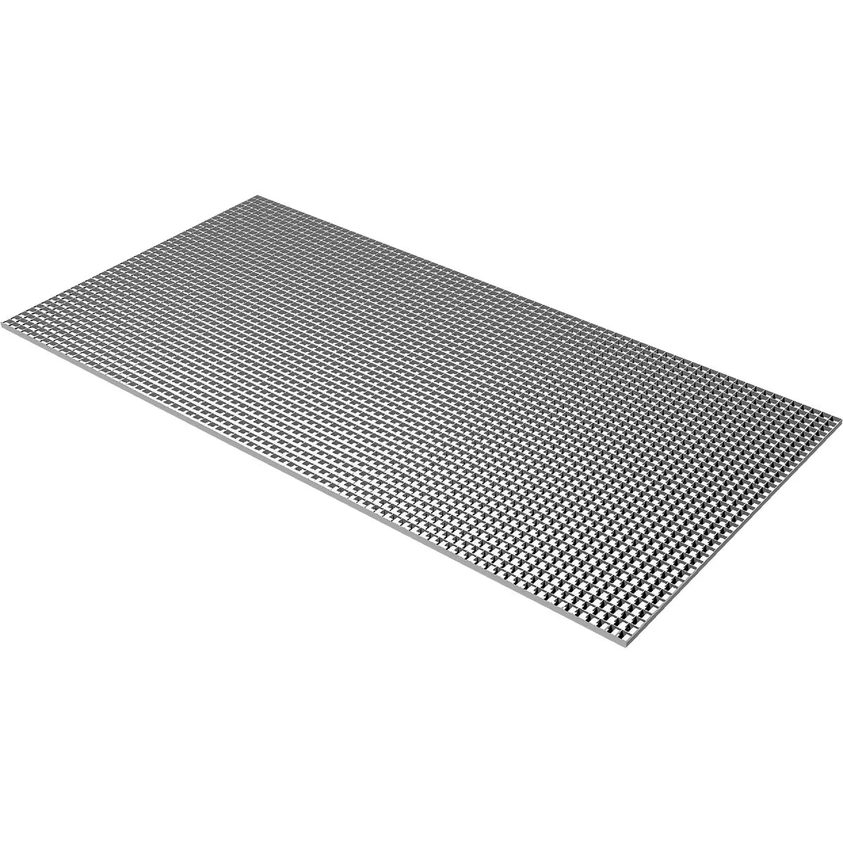 Plaskolite 2 Ft. x 4 Ft. x 3/8 In. Egg Crate Silver Styrene Light Panel