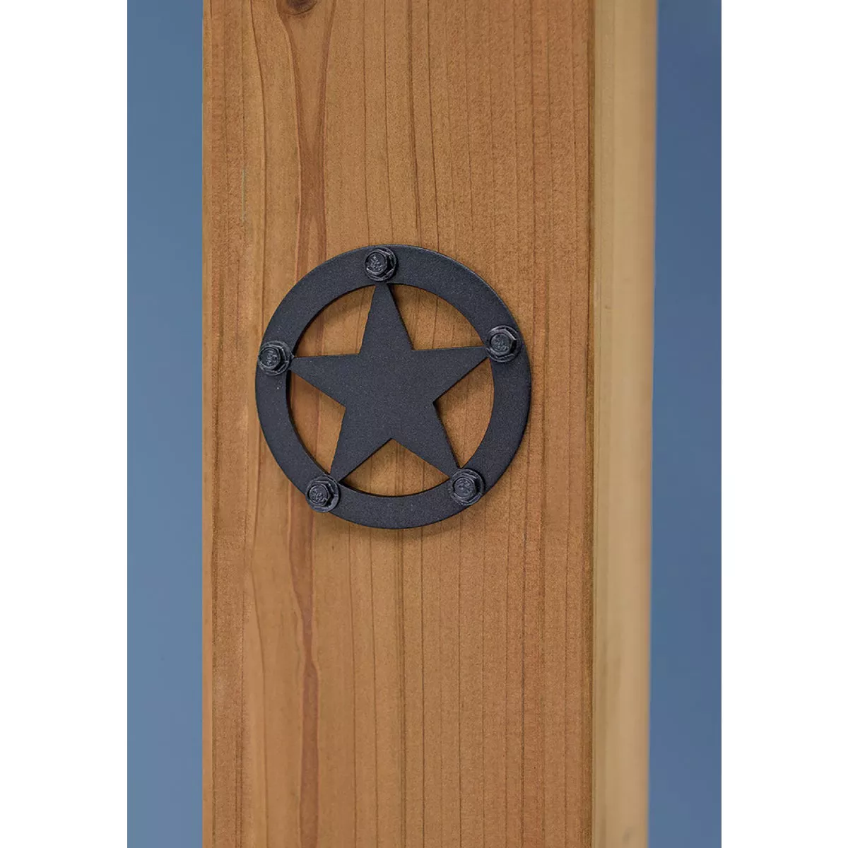 Outdoor Accents Mission Collection ZMAX, Black Powder-Coated Decorative Star - photo 2