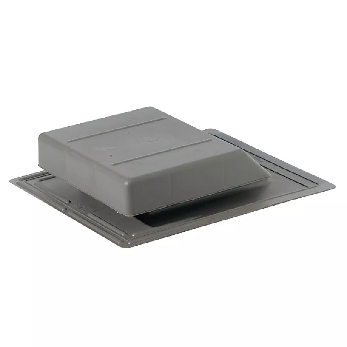 Airhawk 61 In. Weatherwood Plastic Slant Back Roof Vent