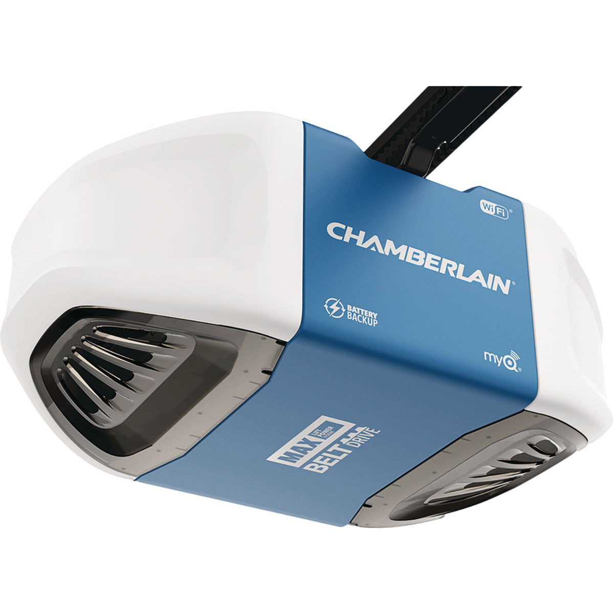 Chamberlain 11/4 HP SmartphoneControlled UltraQuiet & Strong Belt