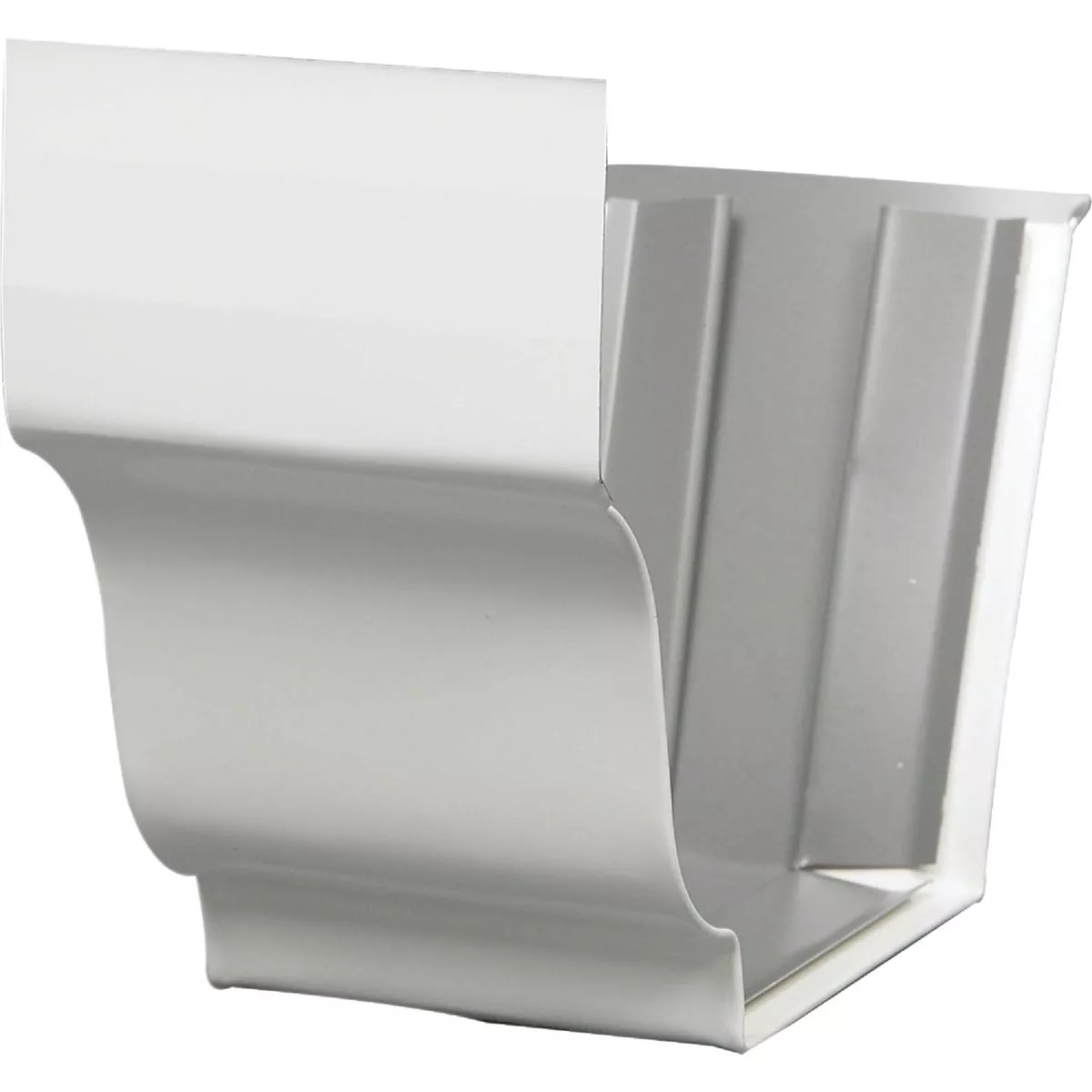 Amerimax 5 In. Galvanized White Slip-Joint Gutter Connector - photo 2