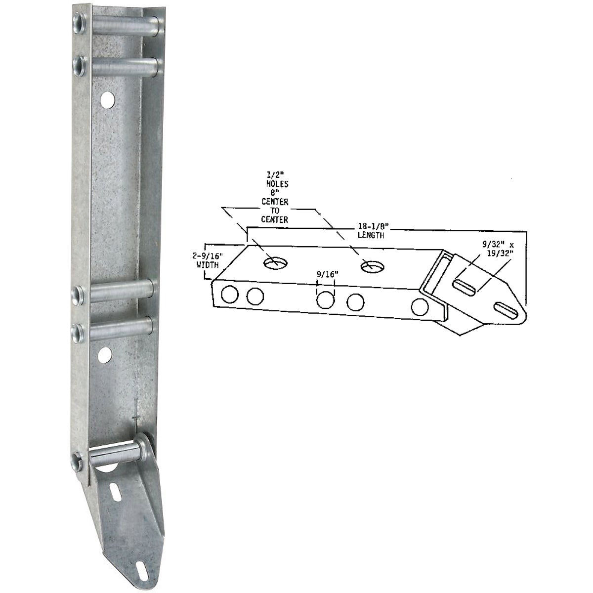 National Garage Door Low Head Clearance Quick Turn Bracket Do it Best