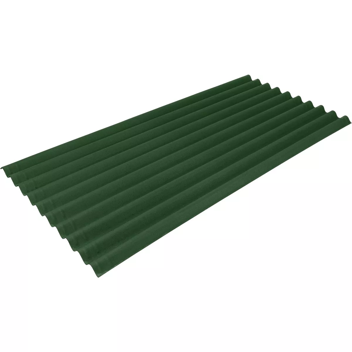 Ondura Premium 38 In. x 79 In. Green Roofing Panel