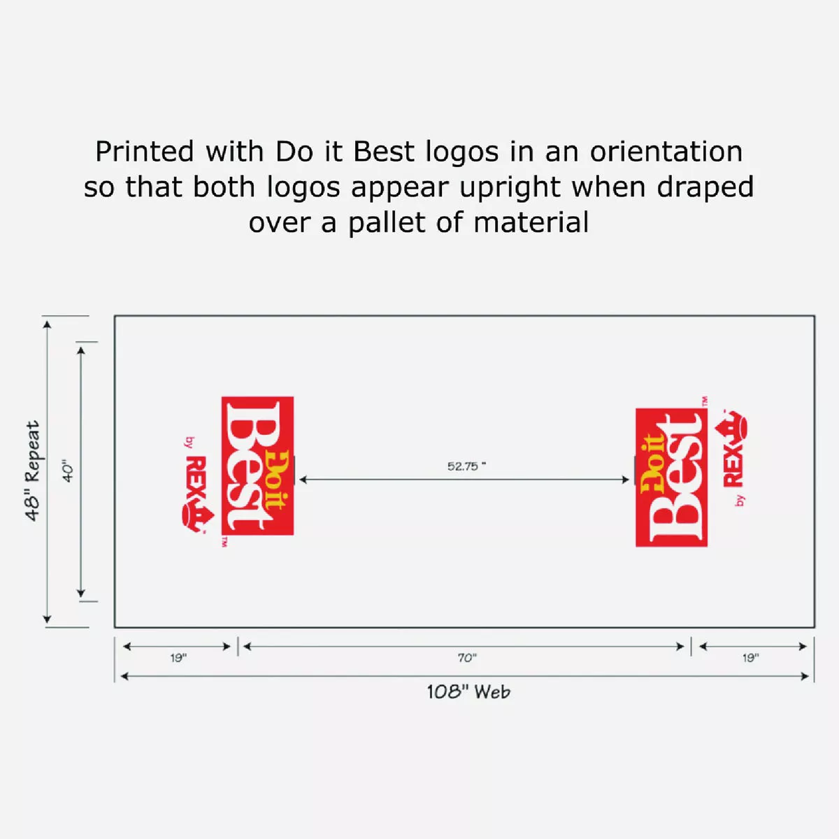 REX Wrap 10 Ft. x 500 Ft. Jobsite Lumber Wrap - photo 2