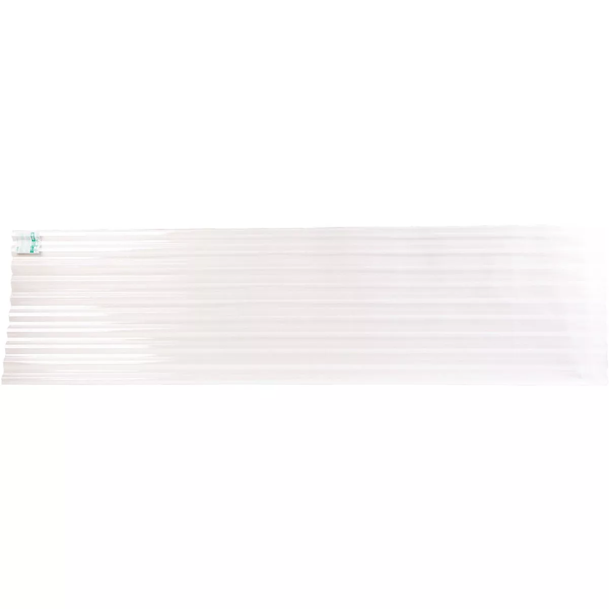 Tuftex PolyCarb 26 In. x 8 Ft. Clear Square Wave Polycarbonate Panels