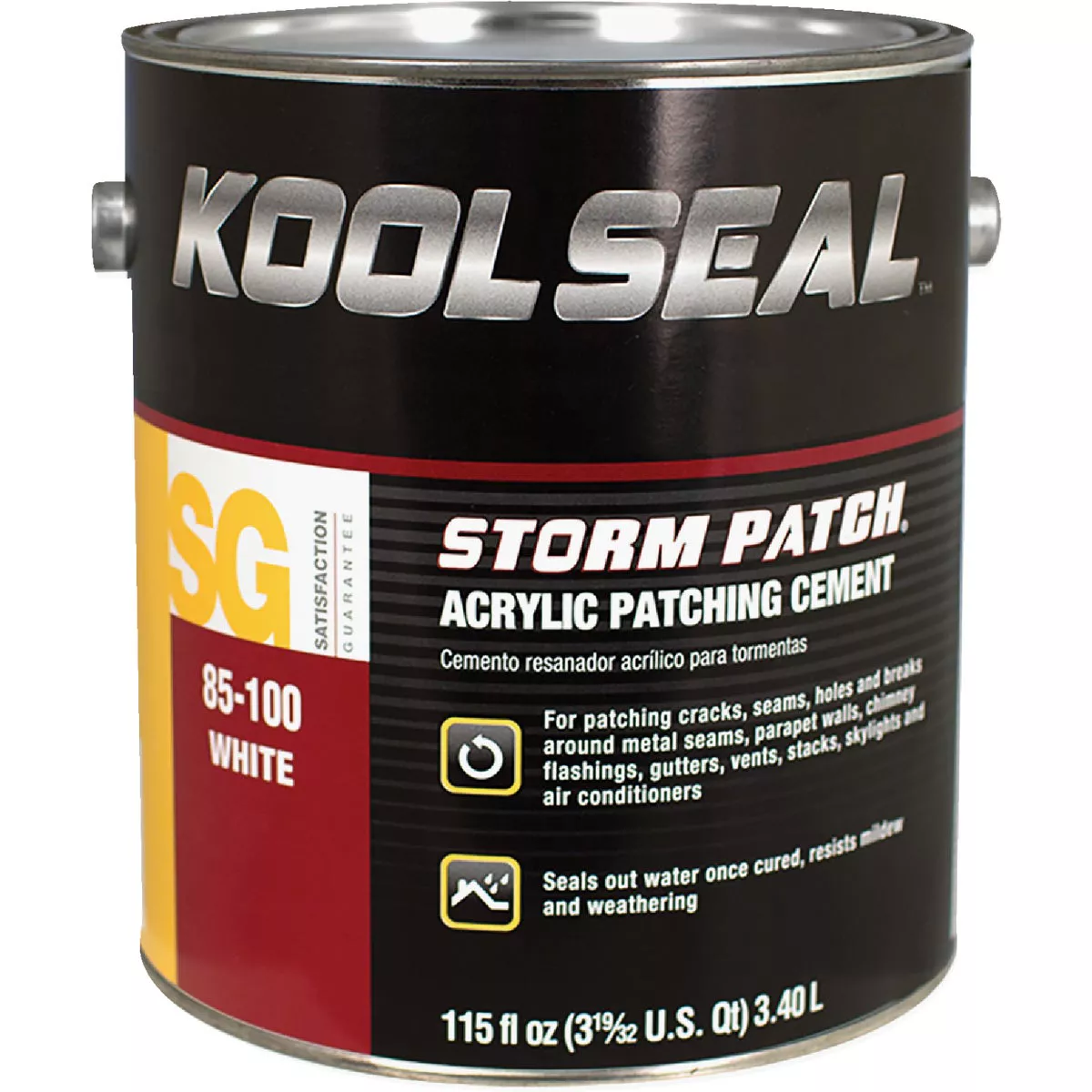 Kool Seal Storm Patch 1 Gal. White Acrylic Patching Cement