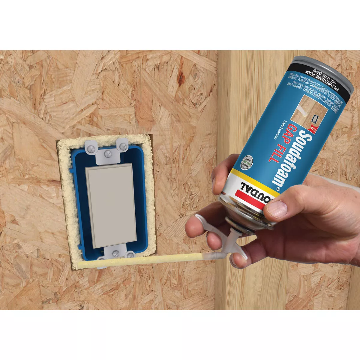 Soudafoam 12 Oz. Triple Expansion GAP Fill Gun Foam Sealant - photo 2