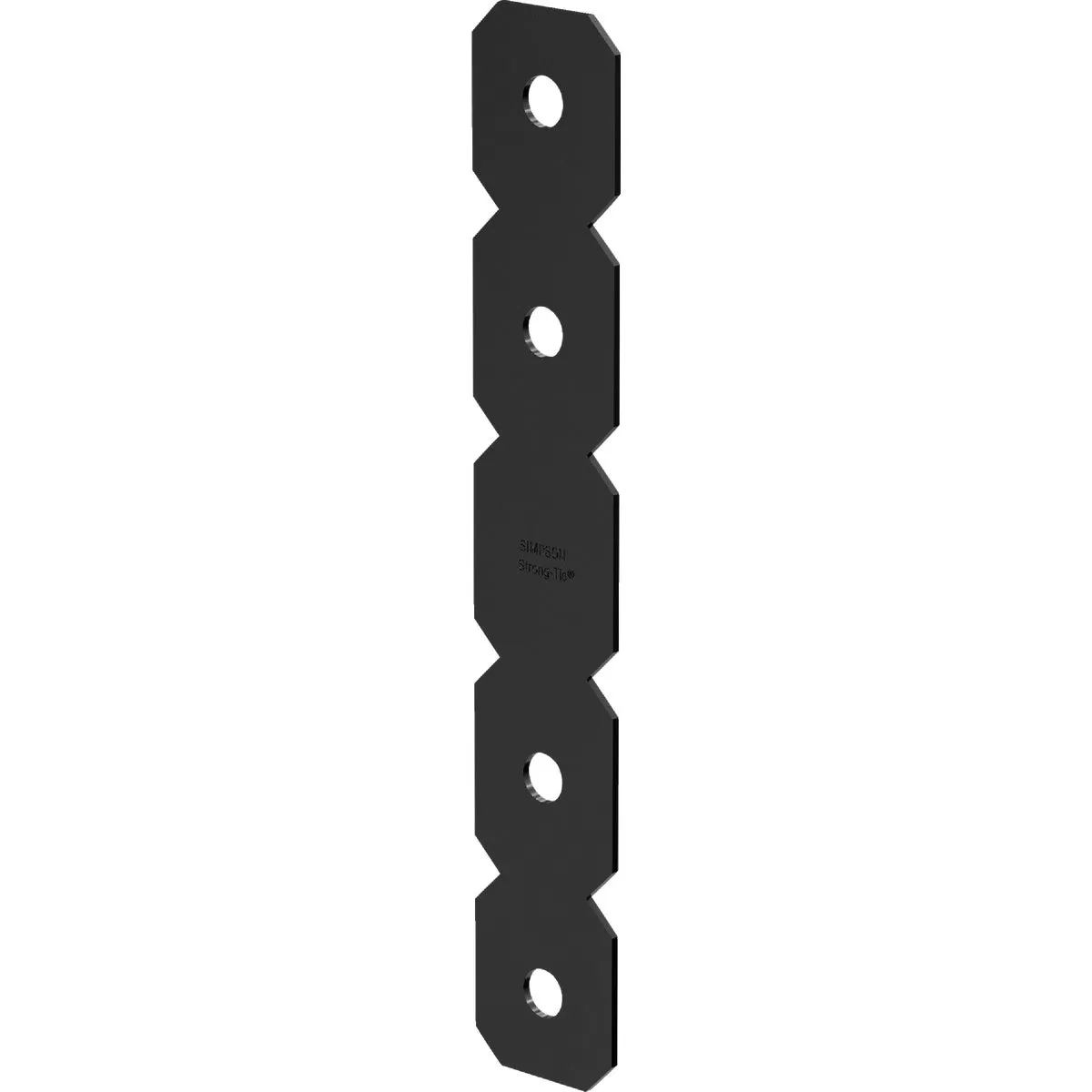 Simpson Strong-Tie 2 In. x 12 In. Black 12 Gauge Ornamental Strap - photo 2