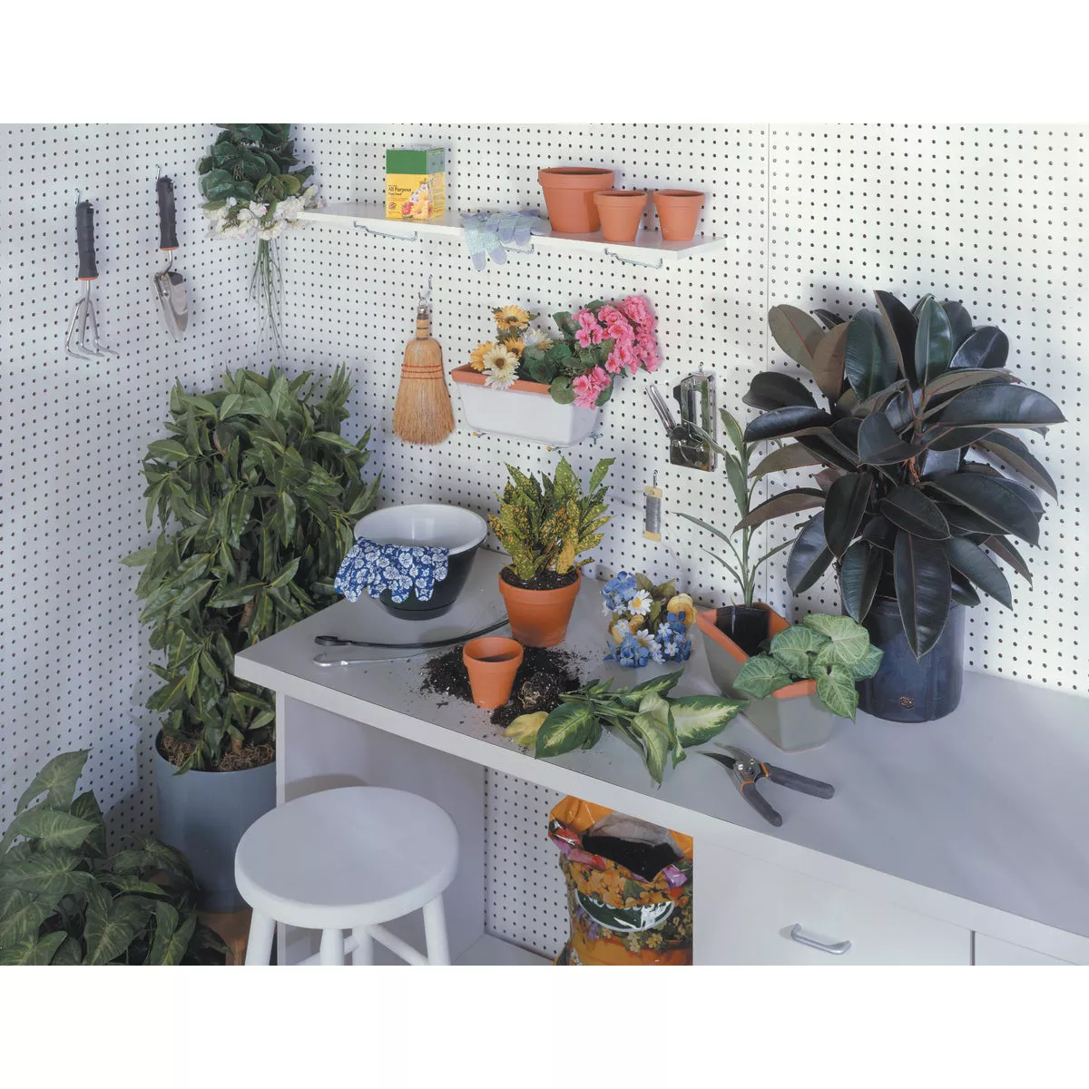 DPI 4 Ft. x 8 Ft. x 3/16 In. White Hardboard Pegboard - photo 2