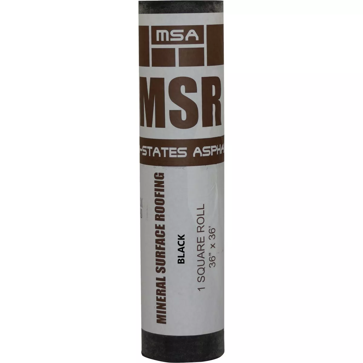 Mid States 36 In. x 36 Ft. Black Asphalic Coated Fiberglass Mat-2 Sides ...