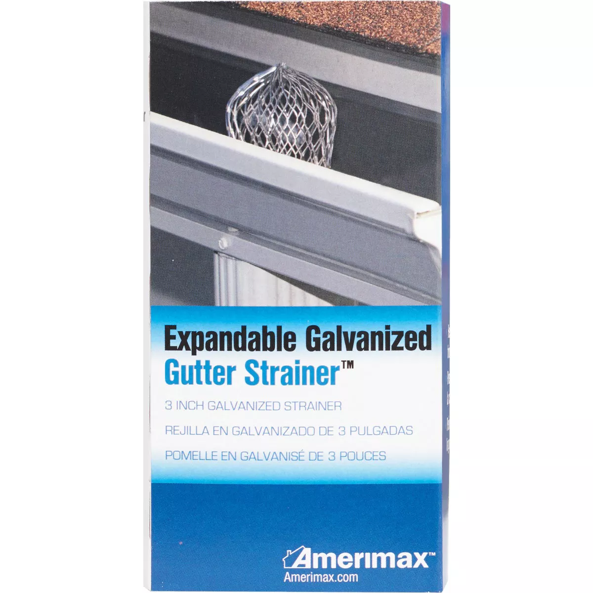 Amerimax Gutter Strainer 3 In. Expanded Galvanized Gutter Guard - photo 2