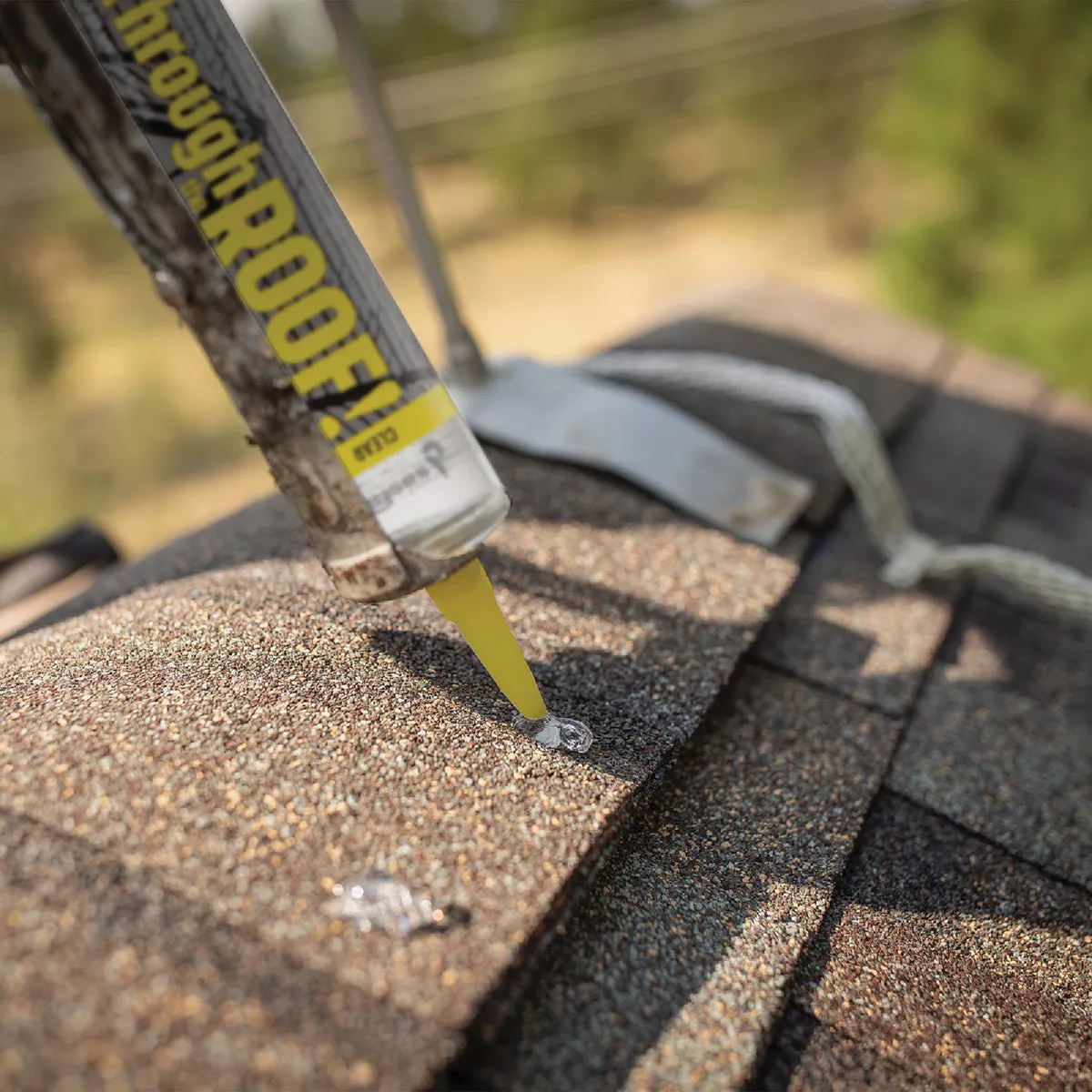 Through the Roof! 1 Qt. Clear Cement & Patching Sealant - photo 4