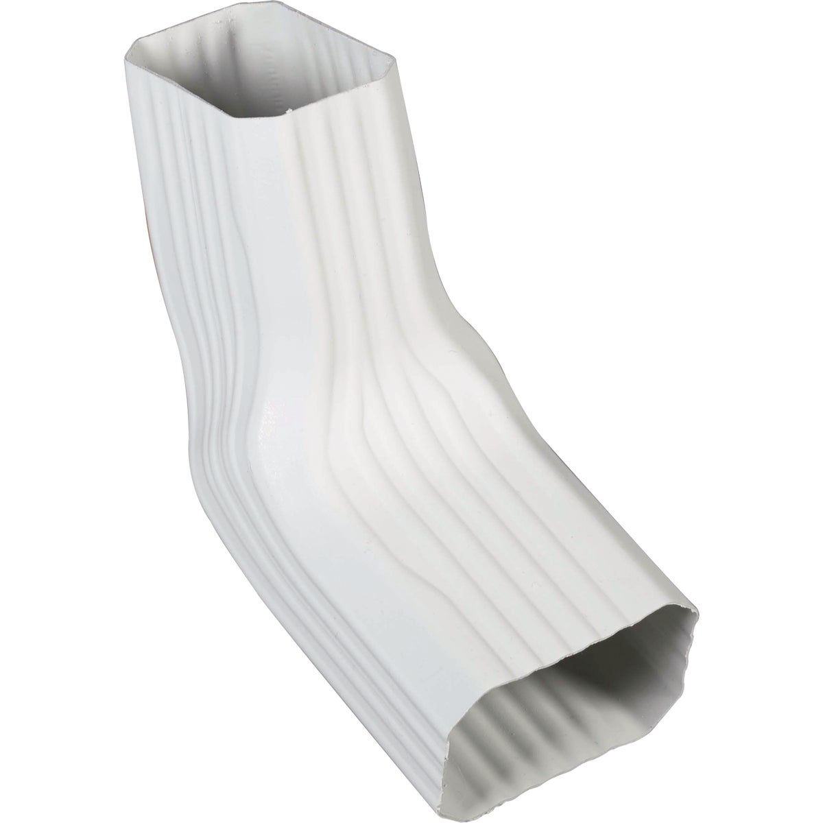 Amerimax 2 In. x 3 In. A/B White Vinyl Transition Elbow | Do it Best