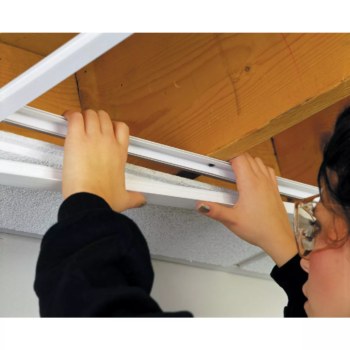 CeilingMax 8 Ft. x 15/16 In. White PVC Runner
