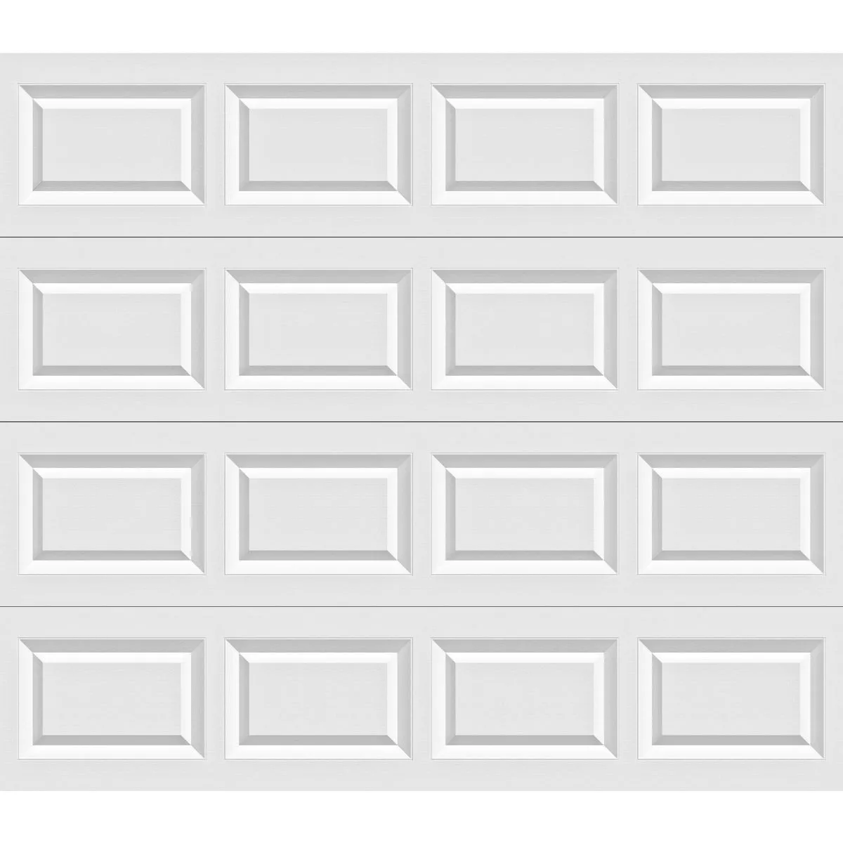 Holmes Bronze Series 8 Ft. W x 7 Ft. H White Steel Garage Door w/Extension Springs