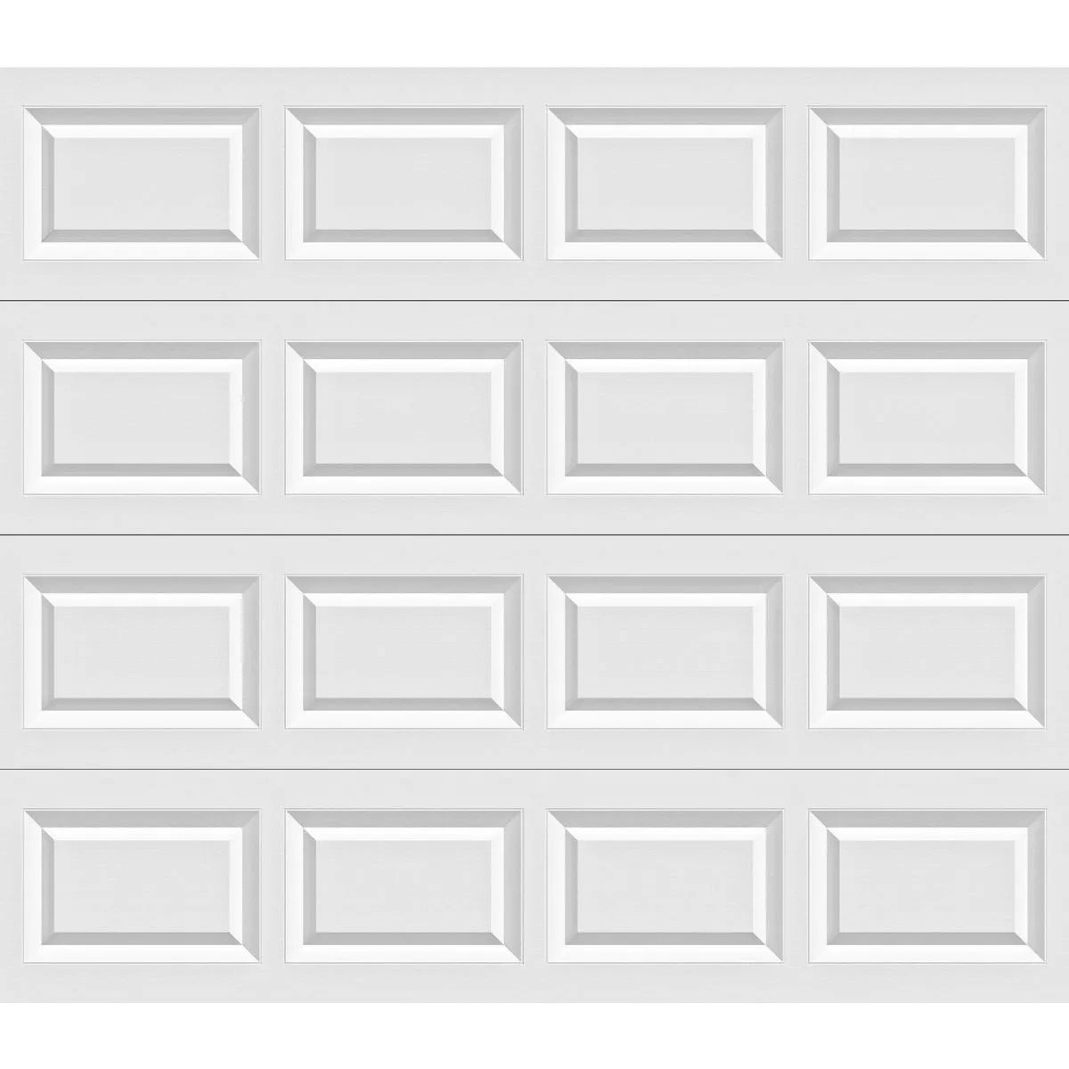 Holmes Bronze Series 9 Ft. W x 7 Ft. H White Steel Garage Door with Extension Springs