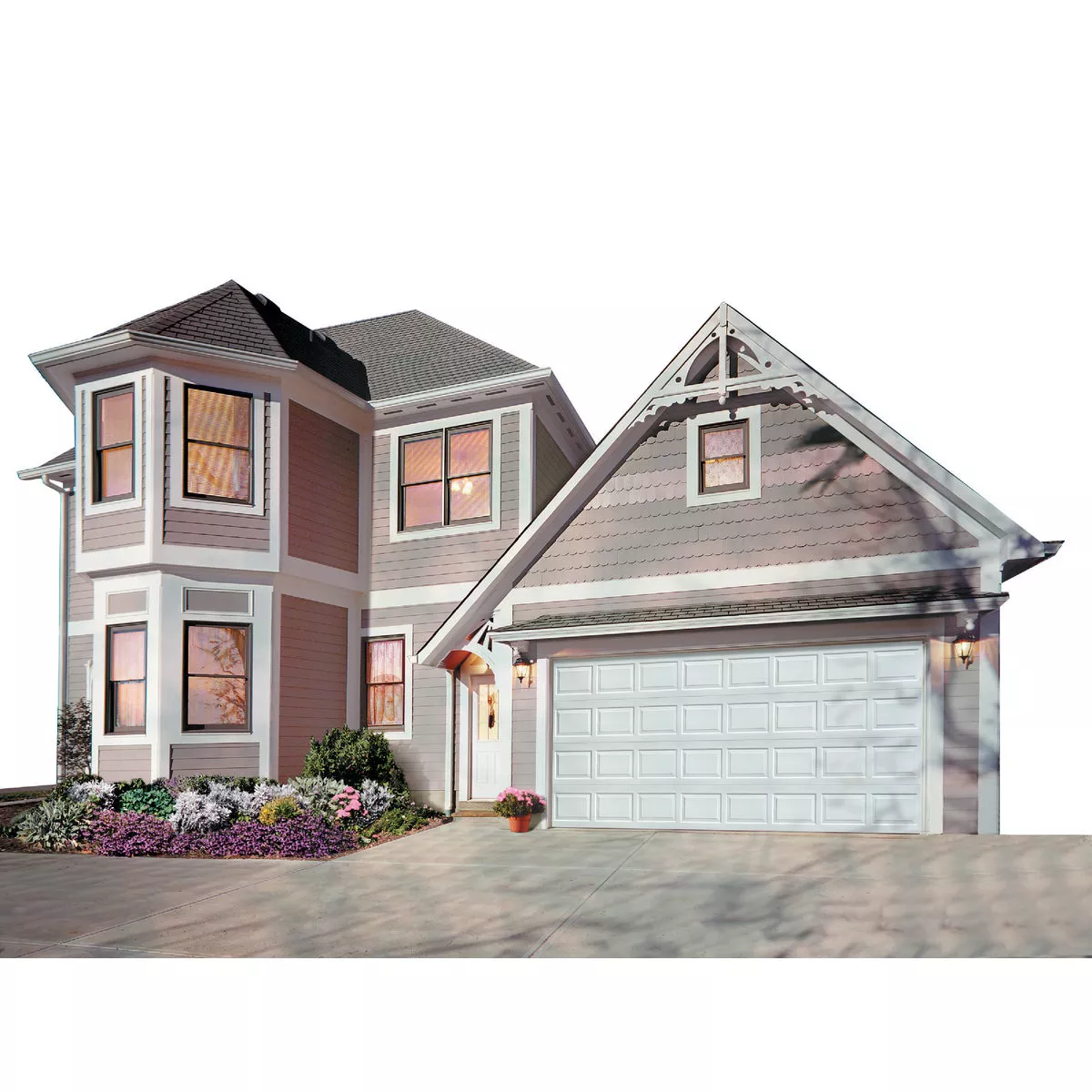 Holmes Bronze Series 9 Ft. W x 7 Ft. H White Steel Garage Door with Extension Springs - photo 3
