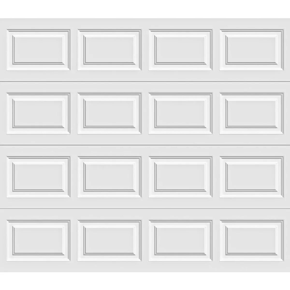 Holmes Gold Series 8 Ft. W x 7 Ft. H White Insulated Steel Garage Door w/Extension Springs