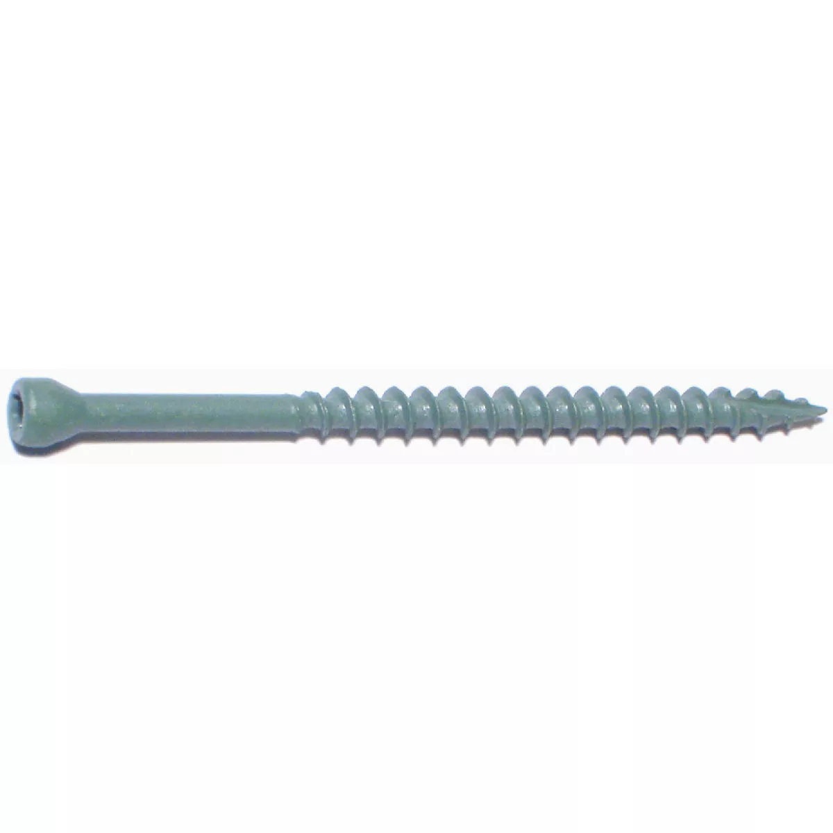 Midwest Fastener SaberDrive #8 x 3 In. Green XL1500 Coated Steel Star Drive Trim Head Deck Screw