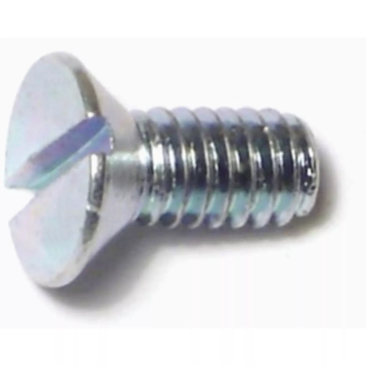 Midwest Fastener #8-32 x 3/8 In. Zinc Plated Steel Coarse Thread Slotted Flat Head Machine Screws (60 Ct.)-