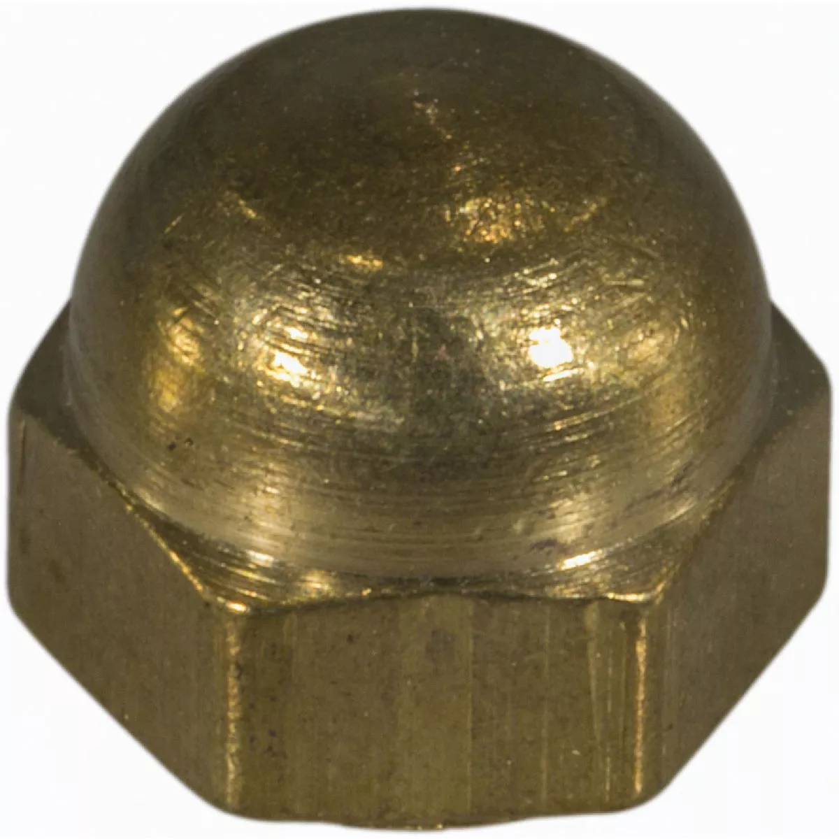 Midwest Fastener #8-32 Solid Brass Coarse Thread Acorn Cap Nuts (15 Ct.)