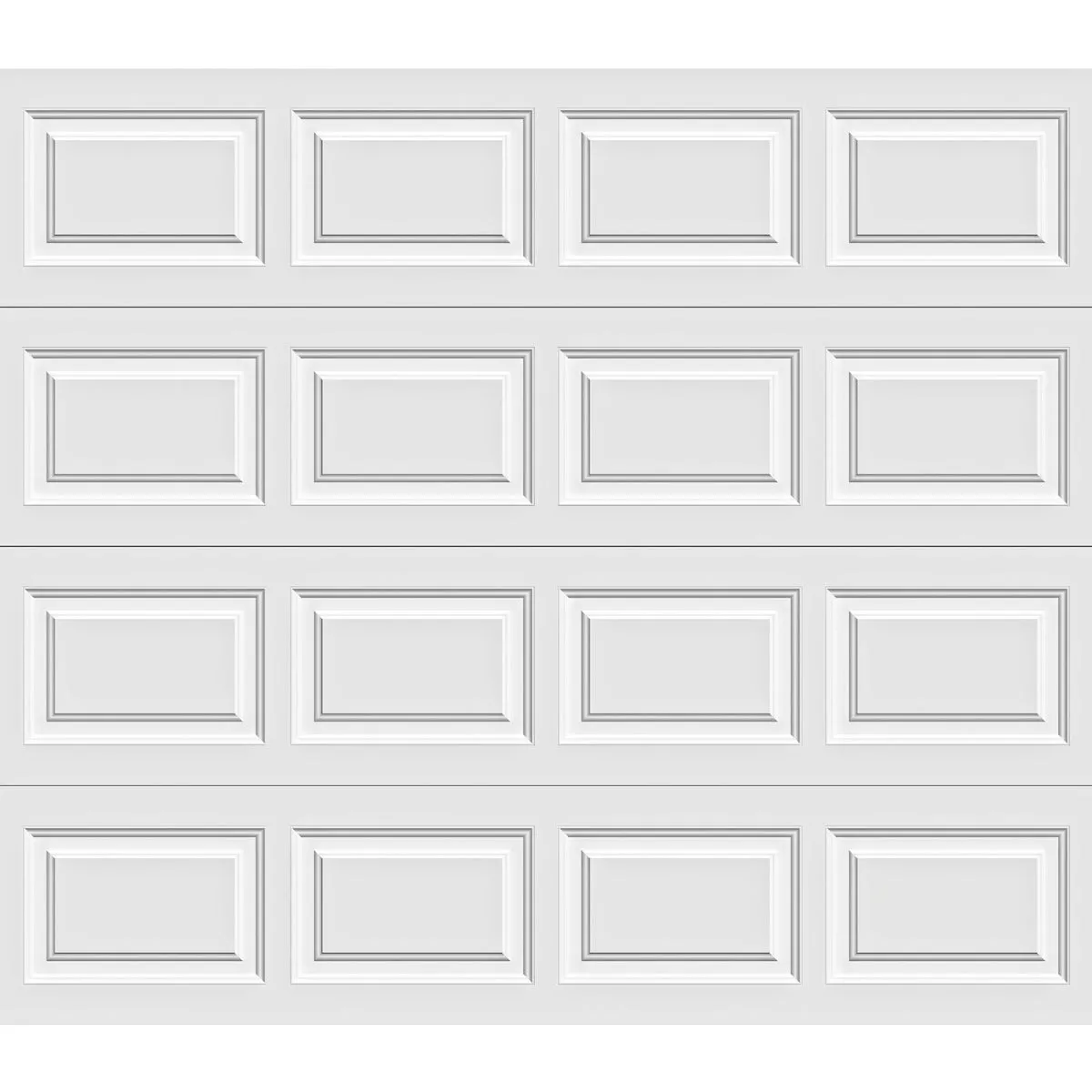 Holmes Gold Series 9 Ft. W x 7 Ft. H White Insulated Steel Garage Door with Extension Springs