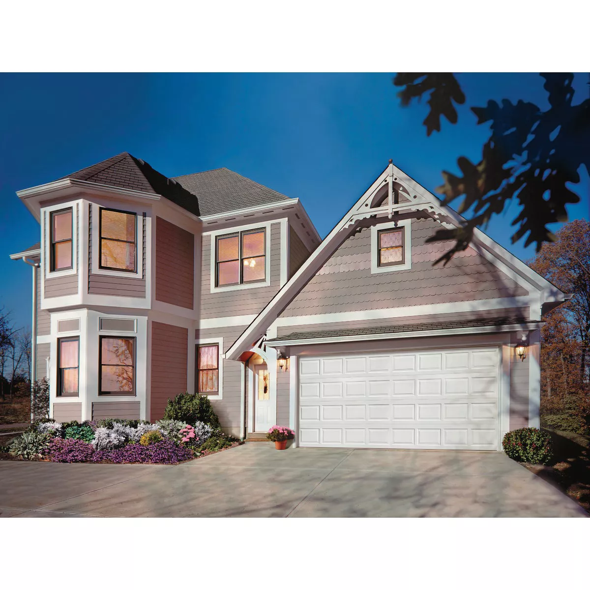 Holmes Gold Series 16 Ft. W x 7 Ft. H White Insulated Steel Garage Door w/EZ-Set Torsion Spring - photo 2