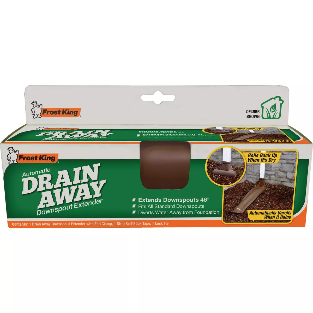 Frost King Automatic 46 In. Brown Downspout Extender - photo 2