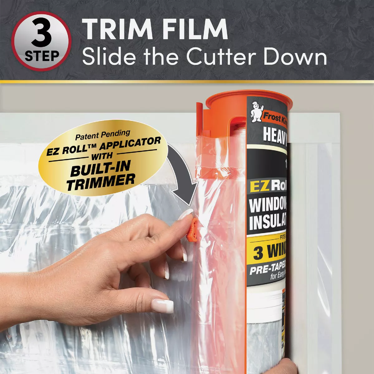 Frost King EZ Roll 62 In. x 126 In. Premium Shrink Window Kit - photo 8