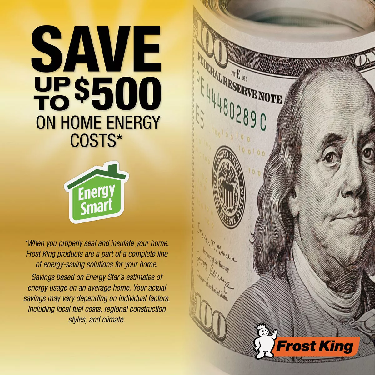 Frost King EZ Roll 62 In. x 126 In. Premium Shrink Window Kit - photo 11