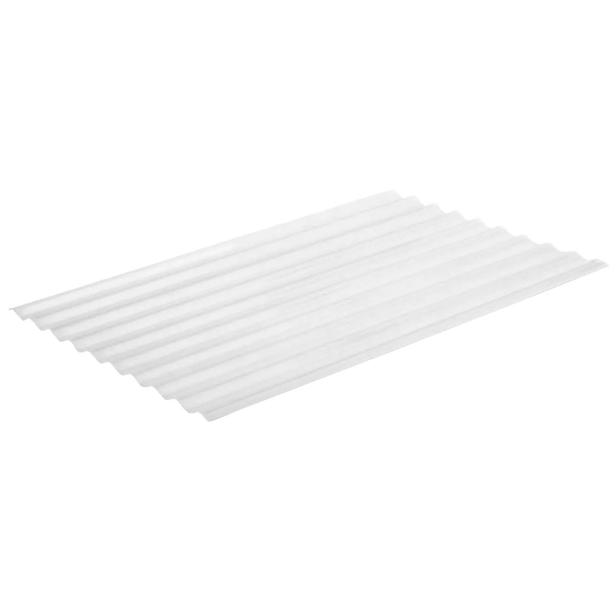 Sequentia Super600 26 In. x 12 Ft. White Fiberglass Corrugated Panels