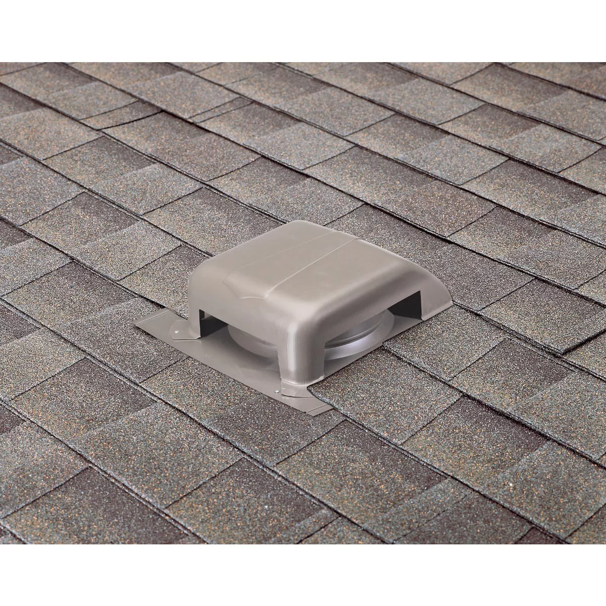 Airhawk 40 In. Weatherwood Galvanized Steel Slant Back Roof Vent - photo 2