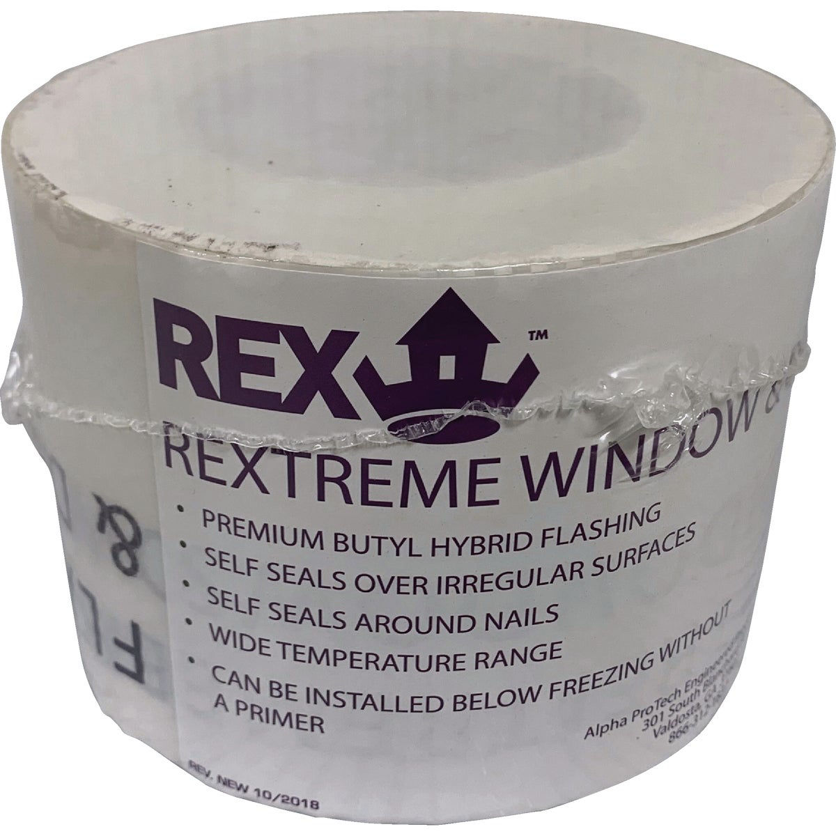 REXTREME 4 In. x 75 Ft. ButylHybrid Window & Door Flashing Tape Do