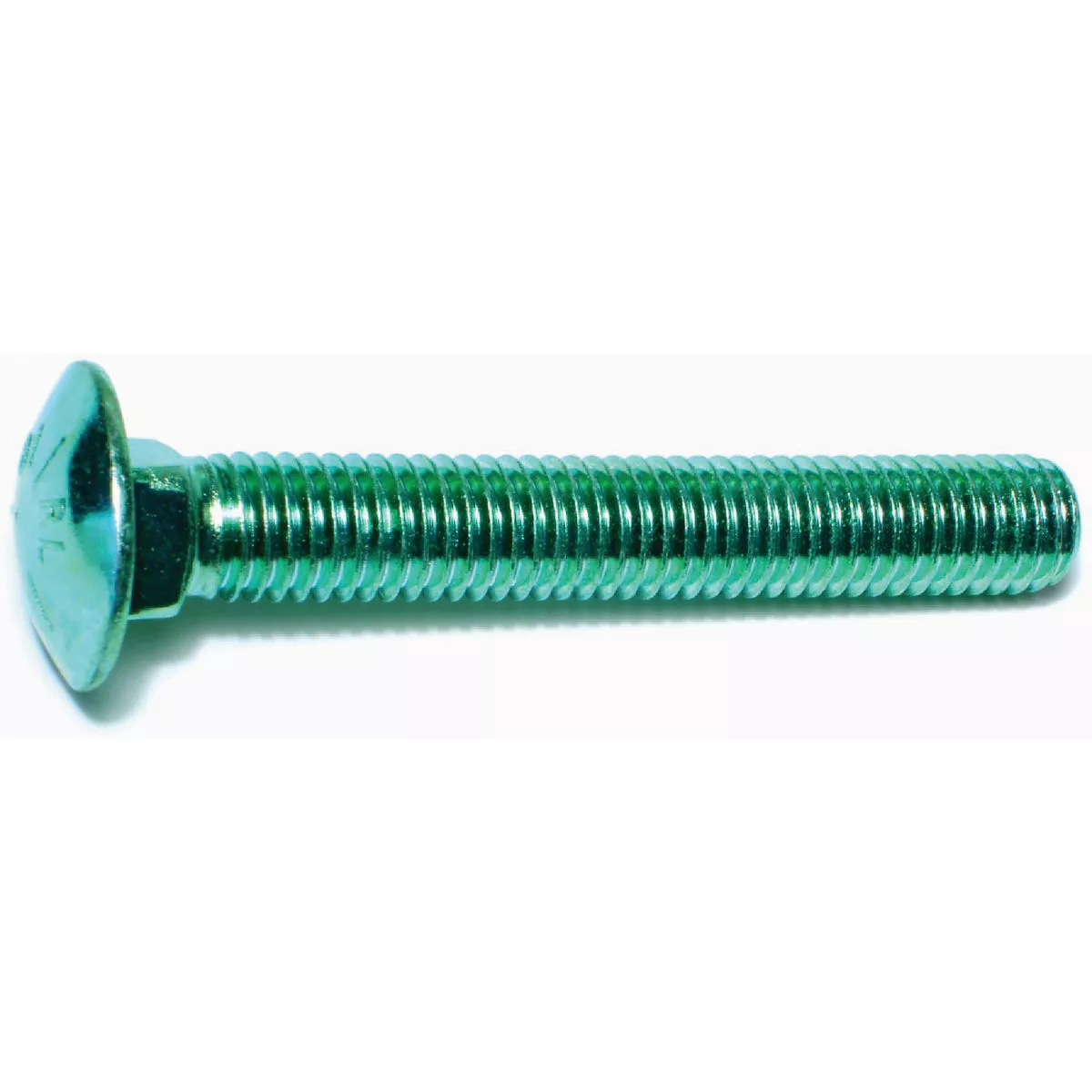 Midwest Fastener 1/2 In.-13 x 3-1/2 In. Green Rinsed Zinc Plated Grade 5 Steel Coarse Thread Carriage Bolt (25 Ct.)-