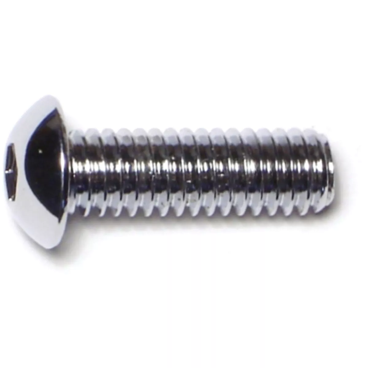 Midwest Fastener 5/16 In.-18 x 1 In. Chrome Plated Grade 8 Steel Coarse Thread Button Head Socket Cap Screws (10 Ct.)