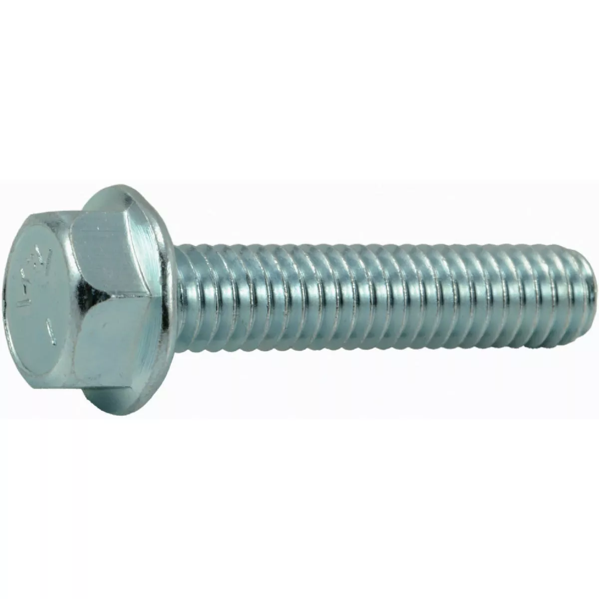 Midwest Fastener 3/8 In.-16 x 1-1/4 In. Zinc Plated Grade 5 Steel Coarse Thread Hex Washer Head Serrated Flange Bolts (6 Ct.)-