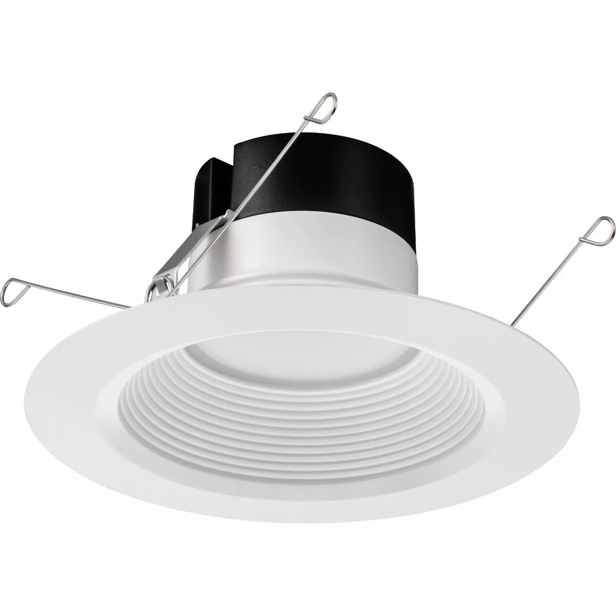 Lithonia Juno 5 In./6 In. Remodel IC Rated LED Switchable Color Temperature Regressed Baffle Retrofit Light Fixture (6-Pack)