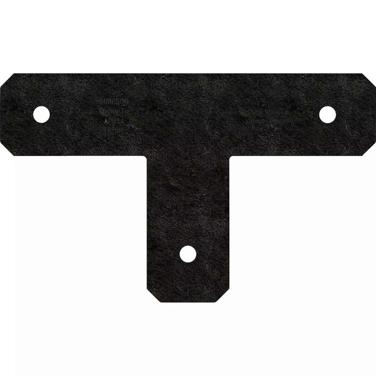 Simpson Strong-Tie Outdoor Accents Avant Collection ZMAX 4X4 Black T Strap