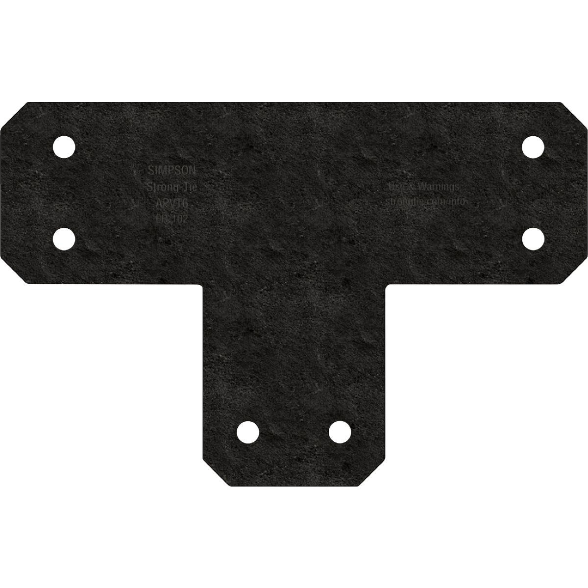 Simpson Strong-Tie Outdoor Accents Avant Collection ZMAX 6X6 Black